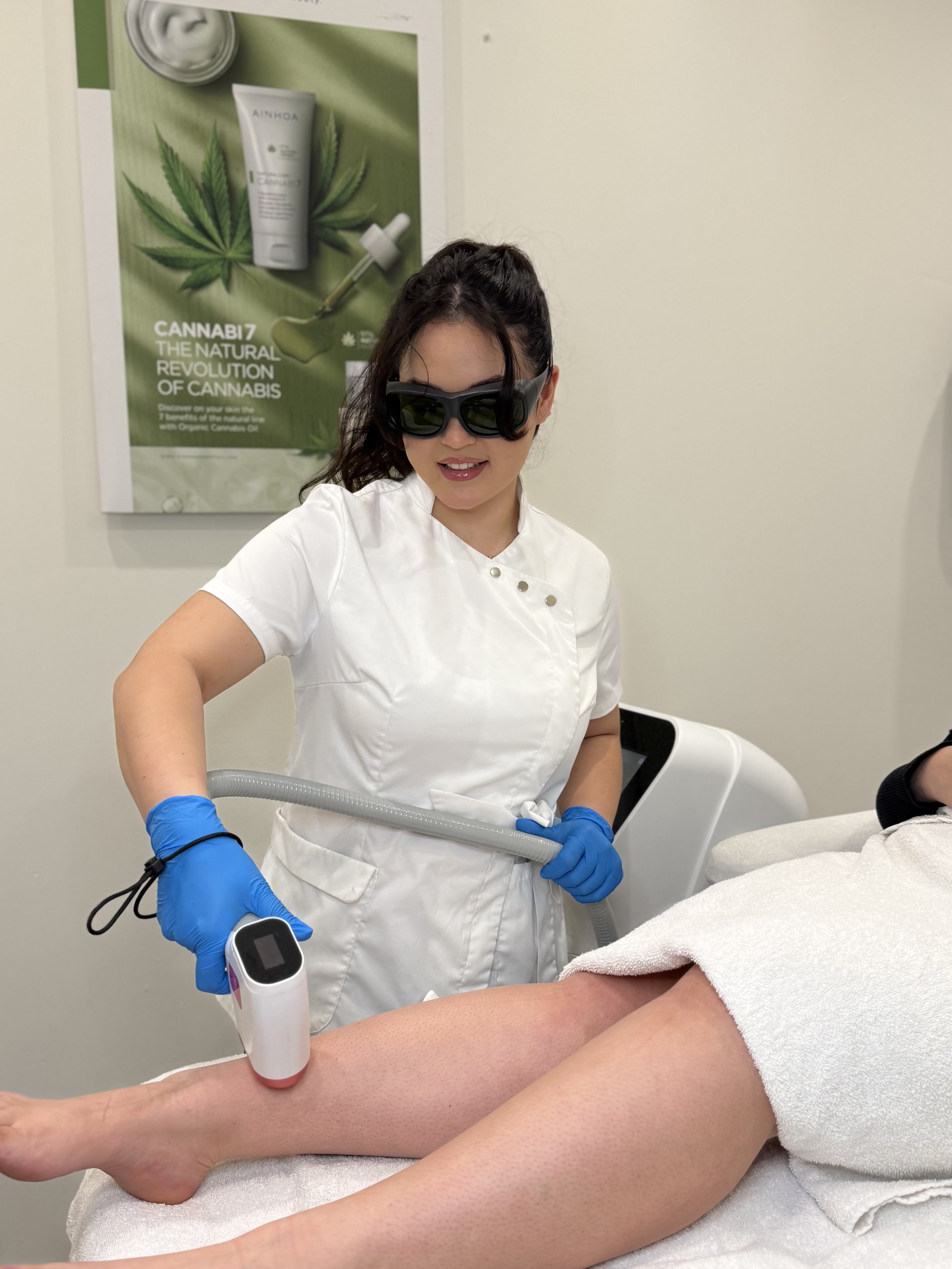 Laserbehandeling door een specialist